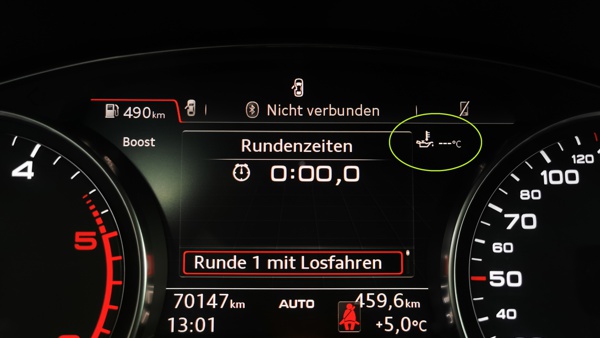 Audi A4 B9 8W A5 F5 Oeltemperatur