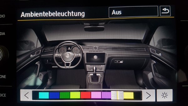 VW Arteon Ambientebeleuchtung Plus
