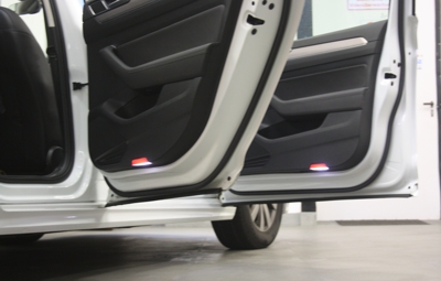 SEAT Exeo 3R LED Türbeleuchtung Einstiegsleuchte Nachrüstpaket
